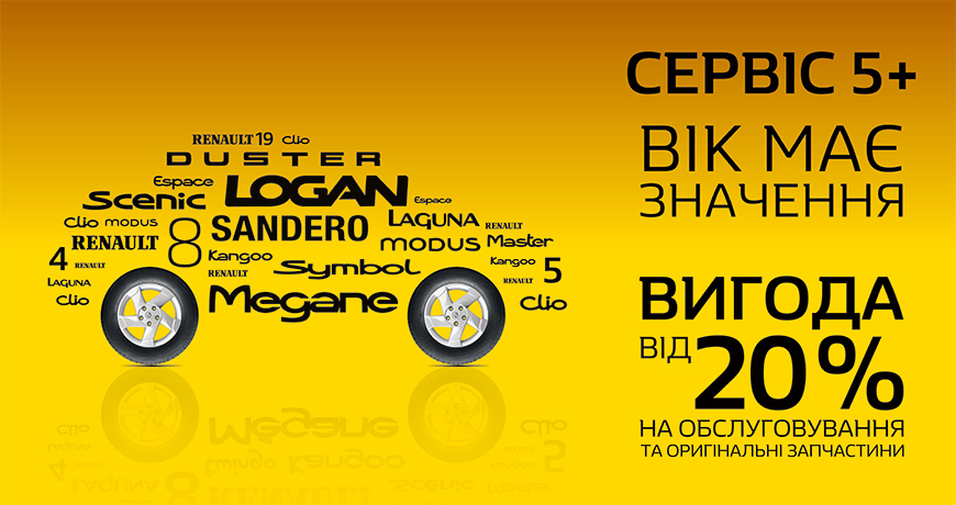 БРЕНД RENAULT – ЛІДЕР АВТОМОБІЛЬНОГО РИНКУ УКРАЇНИ ДРУГИЙ РІК ПОСПІЛЬ